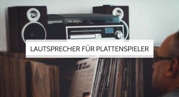 Lautsprecher für Plattenspieler