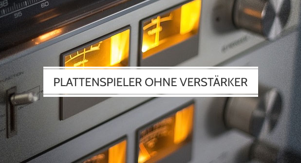 Plattenspieler ohne Verstärker