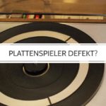 Plattenspieler leiert, brummt oder ist zu leise