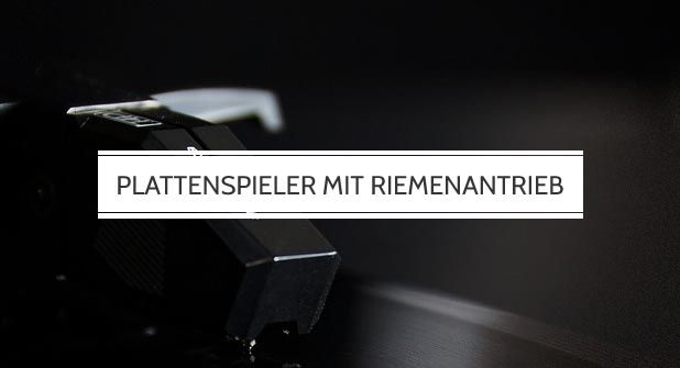 Plattenspieler mit Riemenantrieb